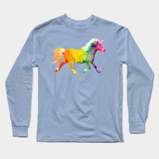 Rainbow Unicorn Long Sleeve T-Shirt